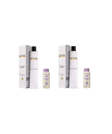 Lilafix Hair Dye 6/7 Chocolate Brown & Broches 20 Volume 6% Oxidant 60ml Set of 2