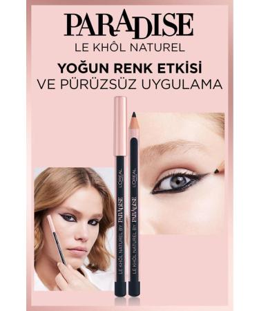 L'Oreal Paris Brown Eye Pencil - L'or al Paris Paradise Le Khol Eye Pencil 102 Pure Espresso - Buy Online on GoSupps.com