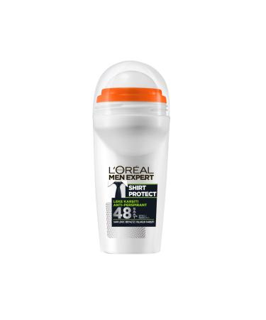 L'Oreal Paris ( CLAY MASK GIFT ) L'Oreal Paris Men Expert Shirt Protect Roll On 50 ML ( 1 PIECE )