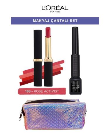 L'Oreal Paris Loreal Paris Color Riche Intense Volume Matte Lips and Matte Eyeliner Makeup Set 188
