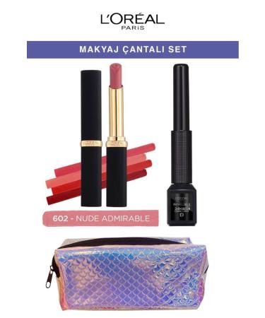 L'Oreal Paris Color Riche Intense Volume Matte Lips and Matte Eyeliner Makeup Set 602