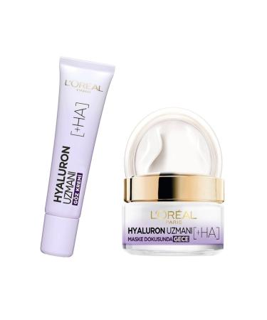 L'Oreal Paris Hyaluron Expert Night Cream + Eye Cream Duo Set
