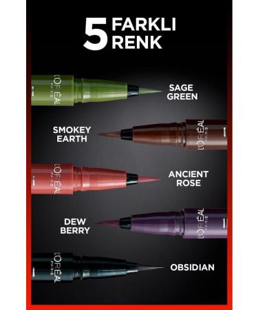 L'Oreal Paris L'or al Paris Infaillible 36h Grip Micro Fine Eyeliner 05 Sage Green - Buy Online on GoSupps.com