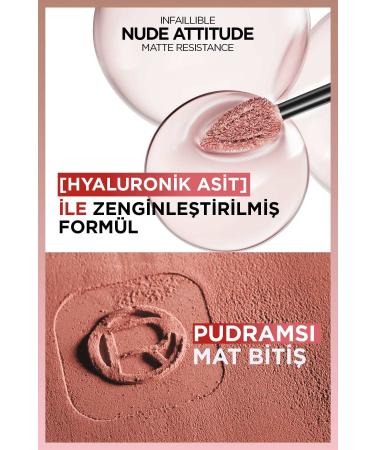 L'Oreal Paris Infaillible Matte Resistance Liquid Matte Lipstick - 625 Summer Flying - Buy Online on GoSupps.com