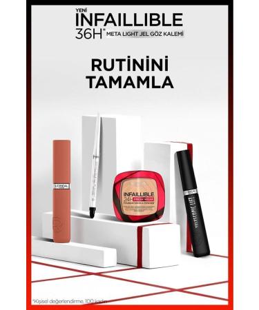 L'Oreal Paris Infaillible Meta Light Gel Eyeliner - Polar White - Buy Online on GoSupps.com