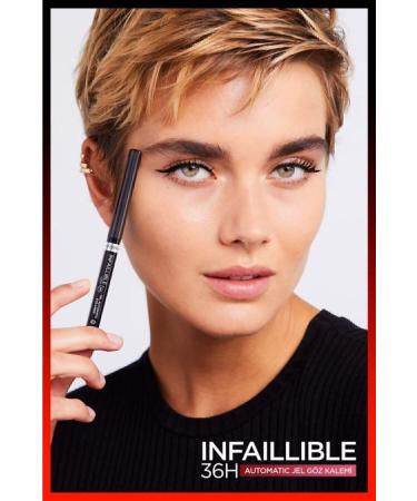 L'Oreal Paris Infaillable Automatic Gel Eyeliner - Intense Black - Buy Online on GoSupps.com