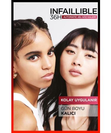 L'Oreal Paris Infaillable Automatic Gel Eyeliner - Intense Black - Buy Online on GoSupps.com
