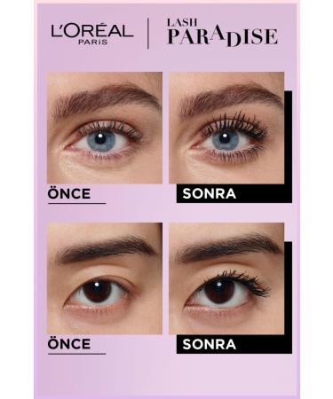 L'Oreal Paris Lash Paradise Intense Black Extra Super Black Mascara GK RN406 - Buy Online on GoSupps.com