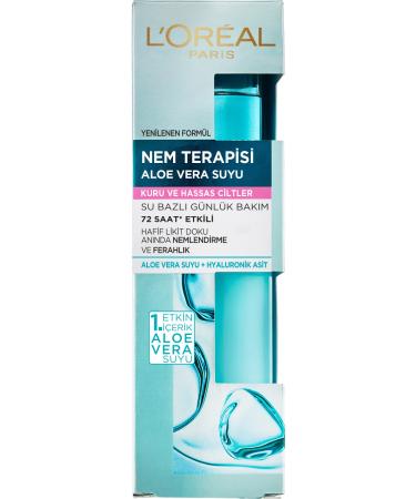 L'Oreal Paris Moisture Therapy Aloe Vera Juice Dry and Sensitive Skin Cream 70 Ml - Buy Online on GoSupps.com