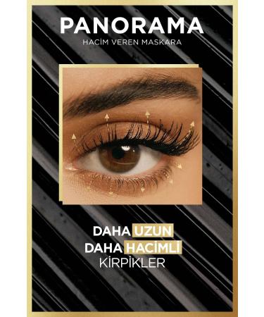 L'Oreal Paris Panorama Volumizing Mascara Black & Mini Paradise Mascara 4.7 ML Makeup Set - Buy Online on GoSupps.com