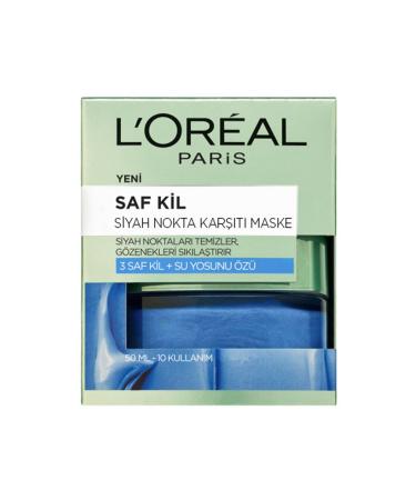 L'Oreal Paris L'or al Paris Pure Clay Anti-Blackhead Mask 50 Ml 3600523516988