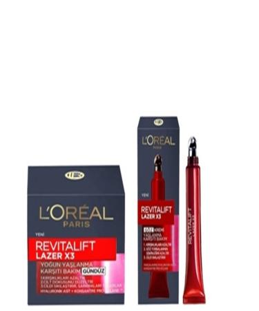 L'Oreal Paris Revitalift Laser X3 Day Cream 50 ml + Revitalift Laser X3 Eye Cream 15 ml
