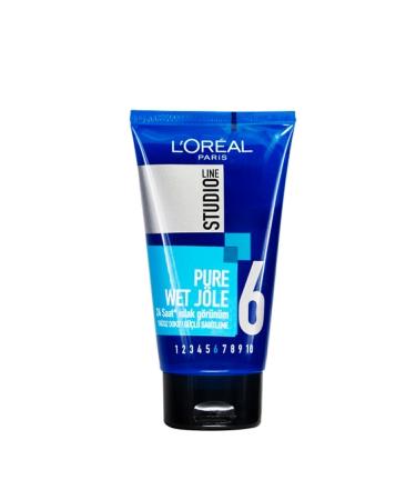 L'Oreal Paris Studio Line Pure Wet 24 Hour Wet Look Strong Fixation Gel X2 Pieces