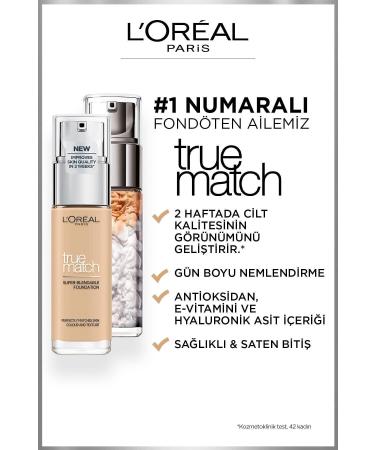 L'Oreal Paris L'Or al Paris True Match Caring Foundation - 1.5N Linen Neutral Undertone Concealer - Buy Online on GoSupps.com