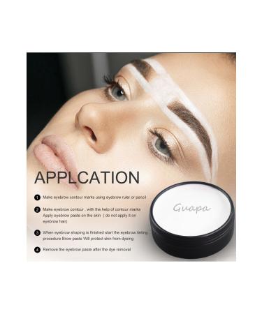 Lush Studio White Eyebrow Stencil Paste White Eyebrow Design Paste For Permanent Makeup Stencil - Buy Online on GoSupps.com