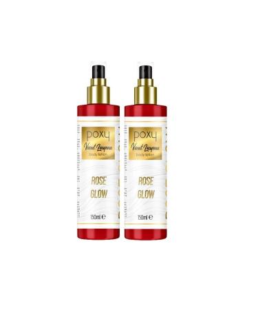Poxy Rose Glow Body Lotion 150 ml x 2 pieces