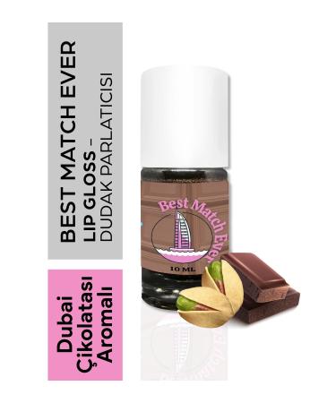 BEST MATCH EVER Dubai Chocolate Lip Gloss - Vegan Dubai Chocolate Lipgloss - Brown Lip Gloss- Gloss