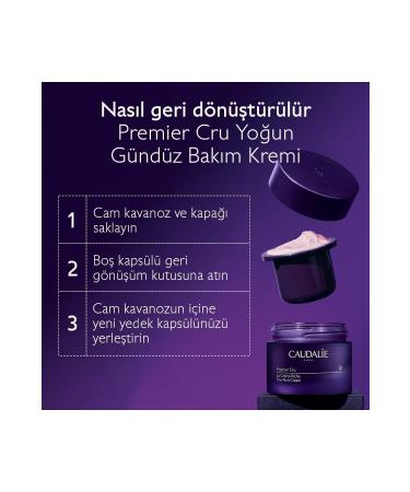 Caudalie Premier Cru Intensive Day Cream 50ml-Spare Capsule - Buy Online on GoSupps.com