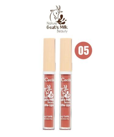Cecile Goat Milk Matte Lips 05 X2