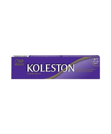 Wella Koleston Tube Dye 8/1 Light Ash Blonde