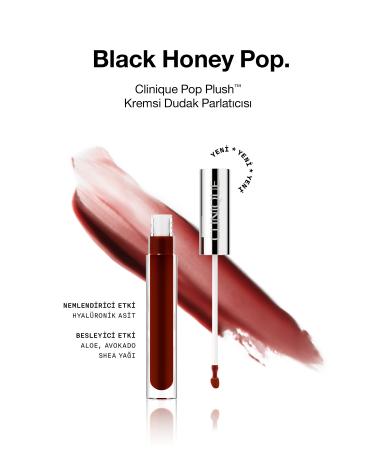 Clinique Pop Plush Creamy Lip Gloss - Black Honey Pop