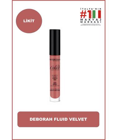 Deborah Fluid Velvet Matte Lipstick No: 13