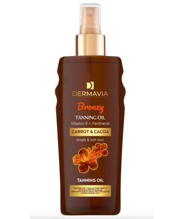 Dermavia Bronzing Cocoa & Carrot Oil 200 ml
