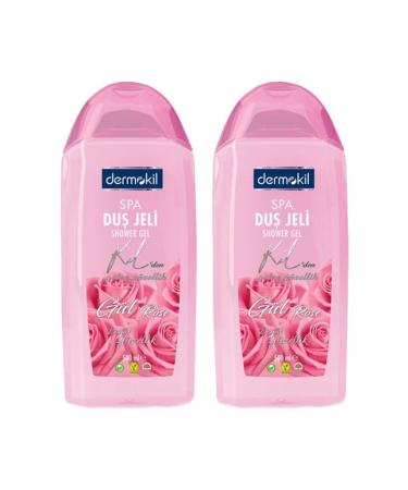Dermokil Shower Gel Rose 500 ml X 2 Pcs