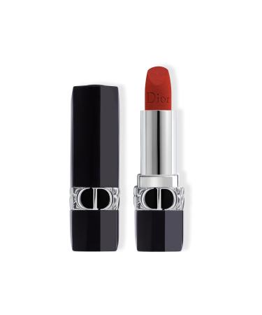 Dior Rouge Dior- 16 Hour Effective Pomegranate Flower Matte Metallic Velvet Satin Finish Lipstick