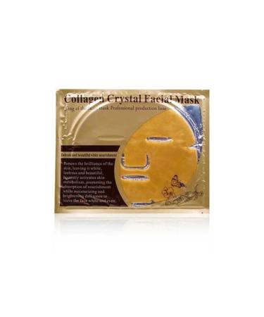 Elea 3 Pieces Gold Mask Collagen Crystal Anti-Aging Care Face Mask Gold Gold