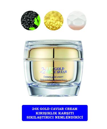 Elishacoy 24k Gold Collagen Anti-Aging and Anti-Wrinkle Moisturizing Nourishing and Revitalizing Cream
