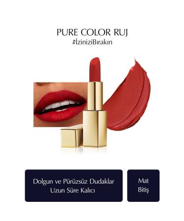 Estee Lauder Lipstick Matte Finish with High Pigmentation that Gives Plump Smooth Appearance-699 KEYON.157
