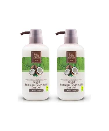 Ey p Sabri Tuncer Shower Gel Coconut Milk 600 ml x 2 Pieces