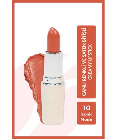 Farmasi Creamy Lipstick 10 Iconic Nude 4 gr