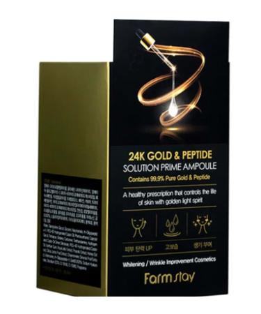Farmstay FARM STAY 24K GOLD&PEPTIDE SIGNATURE AMPOULE 35 ML REGENERATING CREAM WITH 24K GOLD