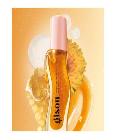 gisou Honey Infused Golden Shimmer Glow Lip Oil