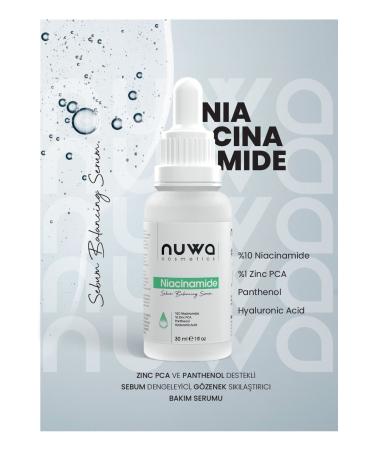 Nuwa Cosmetics Niacinamide + Zinc PCA 1% Sebum Balancing and Pore Tightening Serum 30 ml