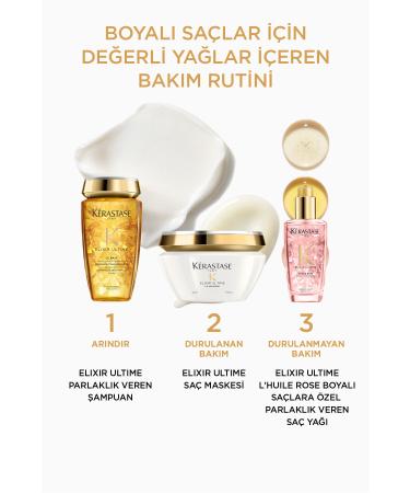 Kerastase Elixir Ultime L'huile Rose Hair Conditioner That Gives Shine and Protects Color for Dyed Hair - Buy Online on GoSupps.com