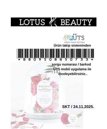 koelf Petitfee Kolef Rose Petal Satin Glove Type Hand Mask 16ml - Buy Online on GoSupps.com