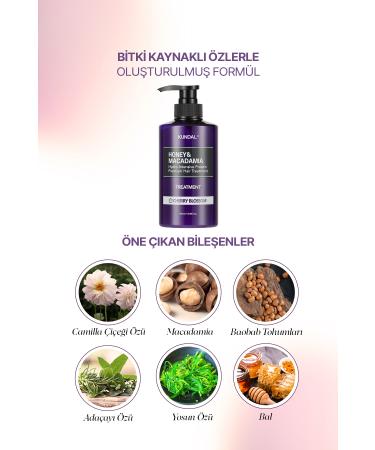 Kundal Intensive Moisturizing and Nourishing Conditioner Honey&macadamia Protein Treatment (CHERRY BLOSSOM) - Buy Online on GoSupps.com