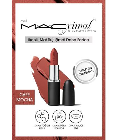 Mac CAFE MOCHA - M A CXIMAL S LKY MATTE L PST CK L PST CK PROV D NG INTENSE COLOR KEYON2383