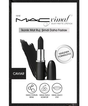 Mac CAV AR-M A CXIMAL Silky Matte Lipstick Intense Color Moisturizing Lipstick 3.5 g