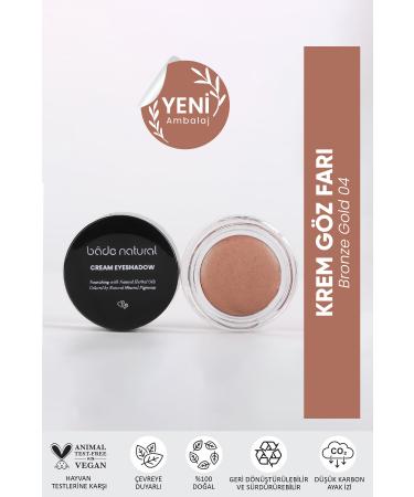 Bade Natural Cream Eyeshadow Bronze Gold 04 0 Natural