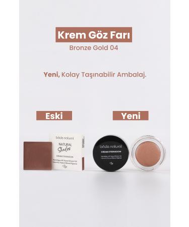 Bade Natural Cream Eyeshadow Bronze Gold 04 0 Natural - Buy Online on GoSupps.com