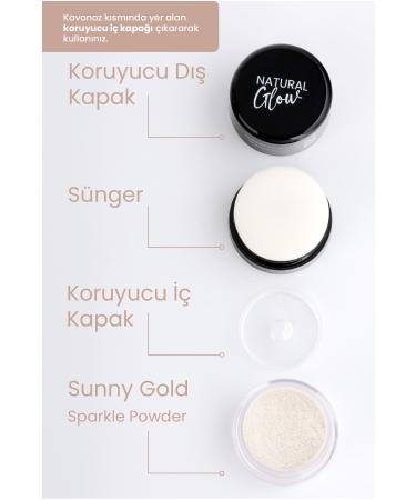 Bade Natural Sparkle Powder sunny Gold Powder Shiny Illuminator 0 Natural - Buy Online on GoSupps.com