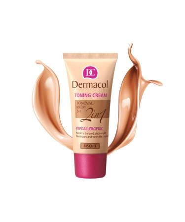 Dermacol Toning Cream-Brightening-Darkening Toning and Moisturizing Foundation 2 in 1-Bronze