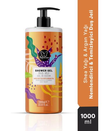 Papilion Shower Gel 1000 Ml Argan And Shea Oil