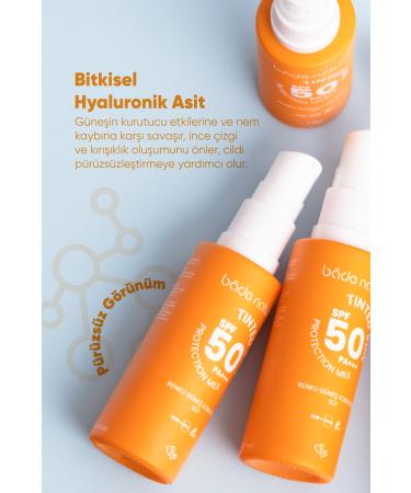 Bade Natural 50 Spf Tinted Sunscreen Milk 30 ml - Buy Online on GoSupps.com