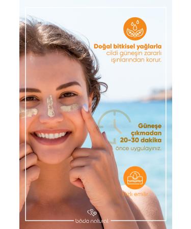 Bade Natural 50 Spf Tinted Sunscreen Milk 30 ml - Buy Online on GoSupps.com