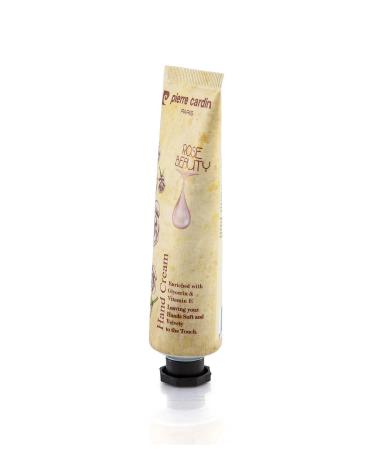 Pierre Cardin Moisturizing Hand Cream with Rose Essence and Vitamin E - 30 ml - Buy Online on GoSupps.com